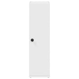 Bathroom Cabinet with Roll Holder White 20.5x22x72 cm - Top-Down View