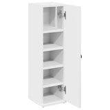 Bathroom Cabinet with Roll Holder White 20.5x22x72 cm - 45-Degree Angle