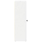 Bathroom Cabinet with Roll Holder White 20.5x22x72 cm
