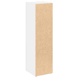 Bathroom Cabinet with Roll Holder White 20.5x22x72 cm - Close-Up Angle