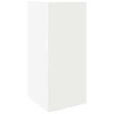 Side Table with Shelf White 25.5x27x60 cm - Rear View