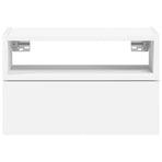 Wall-mounted Bedside Cabinet White 45x26x28.5 cm