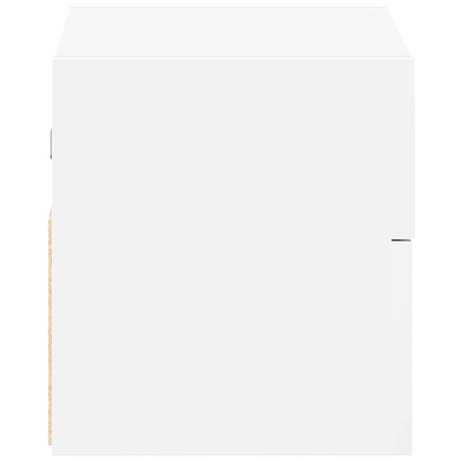 Wall-mounted Bedside Cabinet White 45x26x28.5 cm
