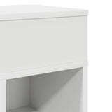 Bedside Cabinet with Drawer White 25x31x66 cm - Extra Image