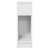 Bedside Cabinets with Drawer 2 pcs White 20x36x60 cm - Top-Down View