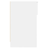 Bedside Cabinets with Drawer 2 pcs White 20x36x60 cm