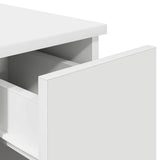 Bedside Cabinets with Drawer 2 pcs White 20x36x60 cm - Extra Image