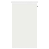 Computer Tower Stand with Drawer White 35x45x77 cm - Rear View