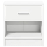 Bedside Cabinets 2 pcs with Drawer White 39x28x41 cm - Top-Down View