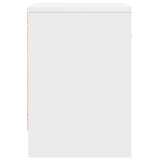 Bedside Cabinets 2 pcs with Drawer White 39x28x41 cm
