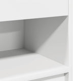 Bedside Cabinets 2 pcs with Drawer White 39x28x41 cm