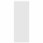 Bookcase Stackable White 30x30x80 cm Engineered Wood