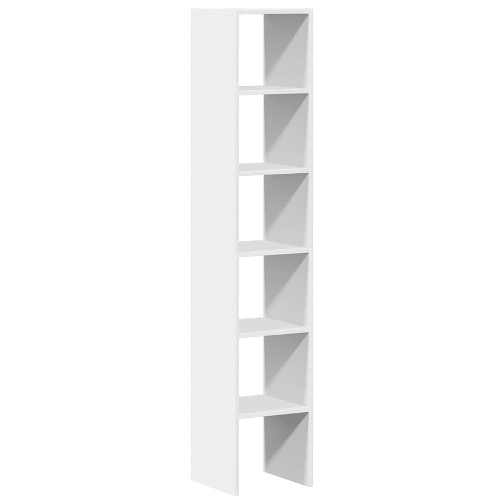 Bookcases 2 pcs Stackable White 30x30x80 cm Engineered Wood