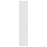 Bookcases 2 pcs Stackable White 30x30x80 cm Engineered Wood - 45-Degree Angle