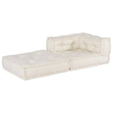 Modular Sofa Unit Cream 70x70x54 Fabric
