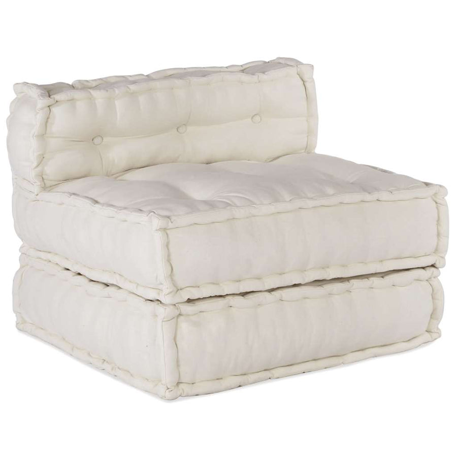 Modular Sofa Unit Cream 70x70x54 Fabric