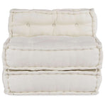 Modular Sofa Unit Cream 70x70x54 Fabric