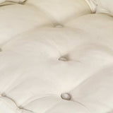 Modular Sofa Unit Cream 70x70x54 Fabric - Low Angle