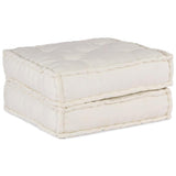 Modular Sofa Unit Cream 70x70x36 Fabric