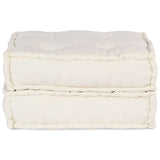 Modular Sofa Unit Cream 70x70x36 Fabric - Front View