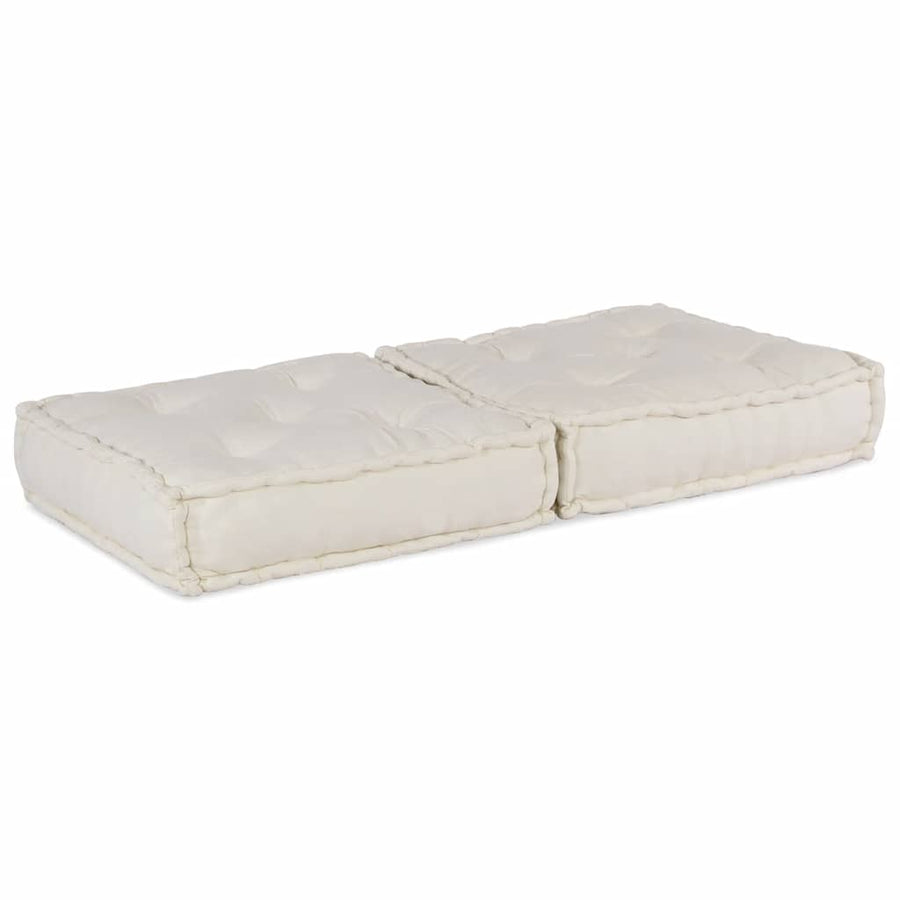 Modular Sofa Unit Cream 70x70x36 Fabric