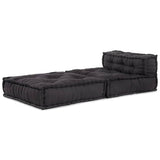 Modular Sofa Unit Anthracite 70x70x54 Fabric - Side View