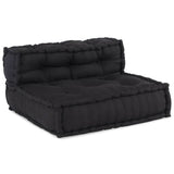 Modular Sofa Unit Anthracite 70x70x54 Fabric - Top-Down View