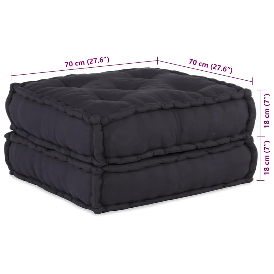 Modular Sofa Unit Anthracite 70x70x36 Fabric