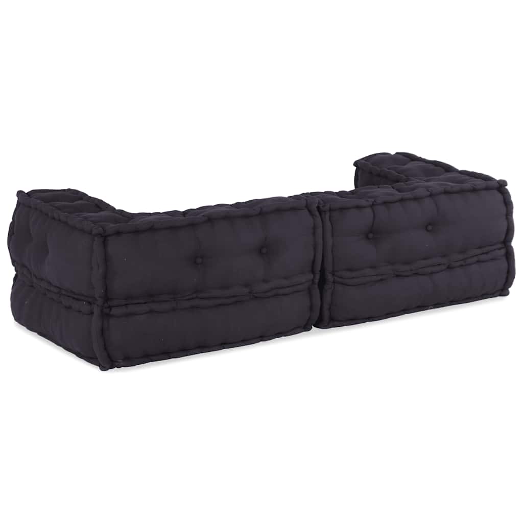 2-seater Modular Sofa Anthracite 140x70x36 Fabric