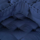 Modular Sofa Unit Fabric Indigo 70 x 70 x 56 cm