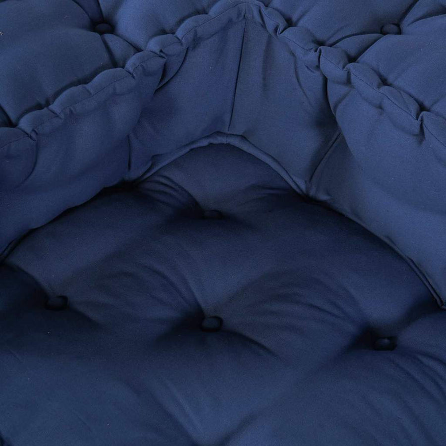 Modular Sofa Unit Fabric Indigo 70 x 70 x 56 cm