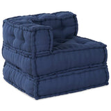 Modular Sofa Unit Fabric Indigo 70 x 70 x 56 cm