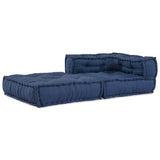Modular Sofa Unit Fabric Indigo 70 x 70 x 56 cm