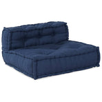 Modular Sofa Unit Fabric Indigo 70 x 70 x 56 cm