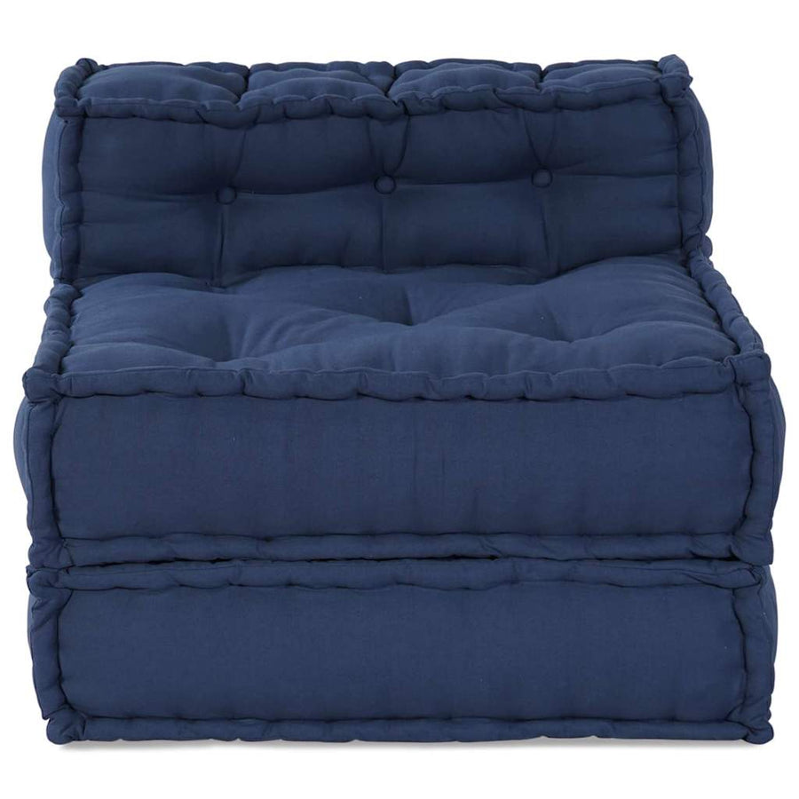 Modular Sofa Unit Fabric Indigo 70 x 70 x 56 cm