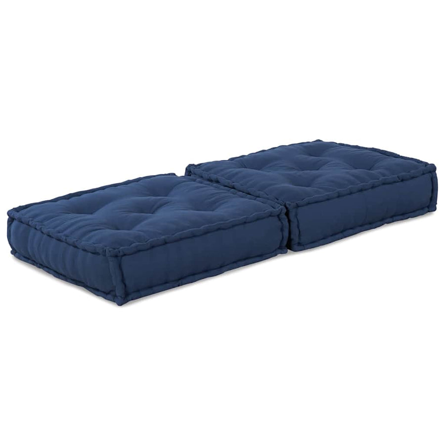 Modular Sofa Unit Fabric Indigo 70 x 70 x 36 cm