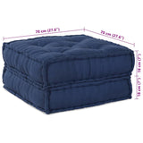 Modular Sofa Indigo 70 x 70 x 36 cm Fabric - Low Angle