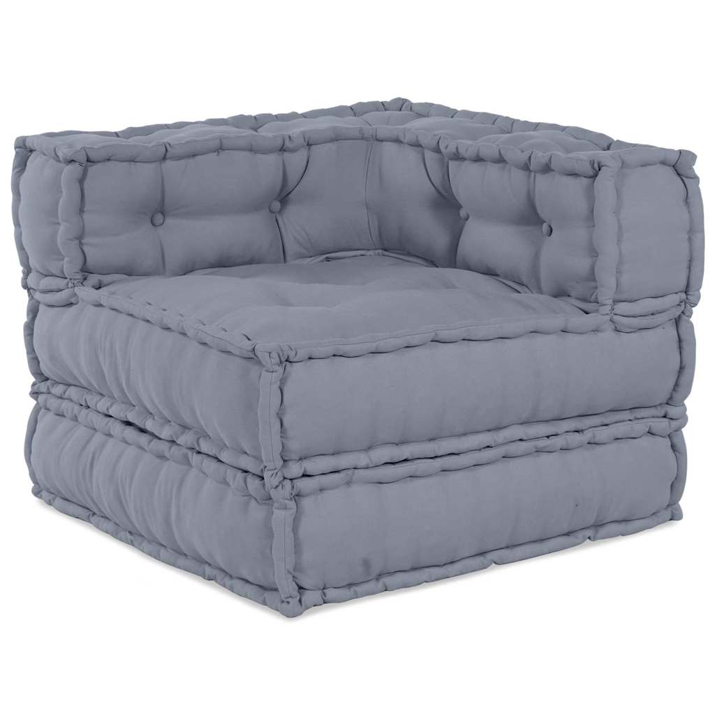Modular Sofa Unit Grey 70 x 70 x 56 cm Fabric