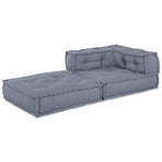 Modular Sofa Unit Fabric Grey 70 x 70 x 56 cm