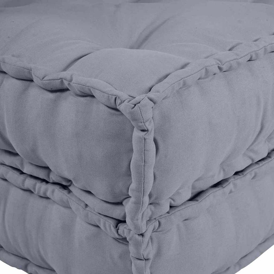 Modular Sofa Unit Fabric Grey 70 x 70 x 56 cm