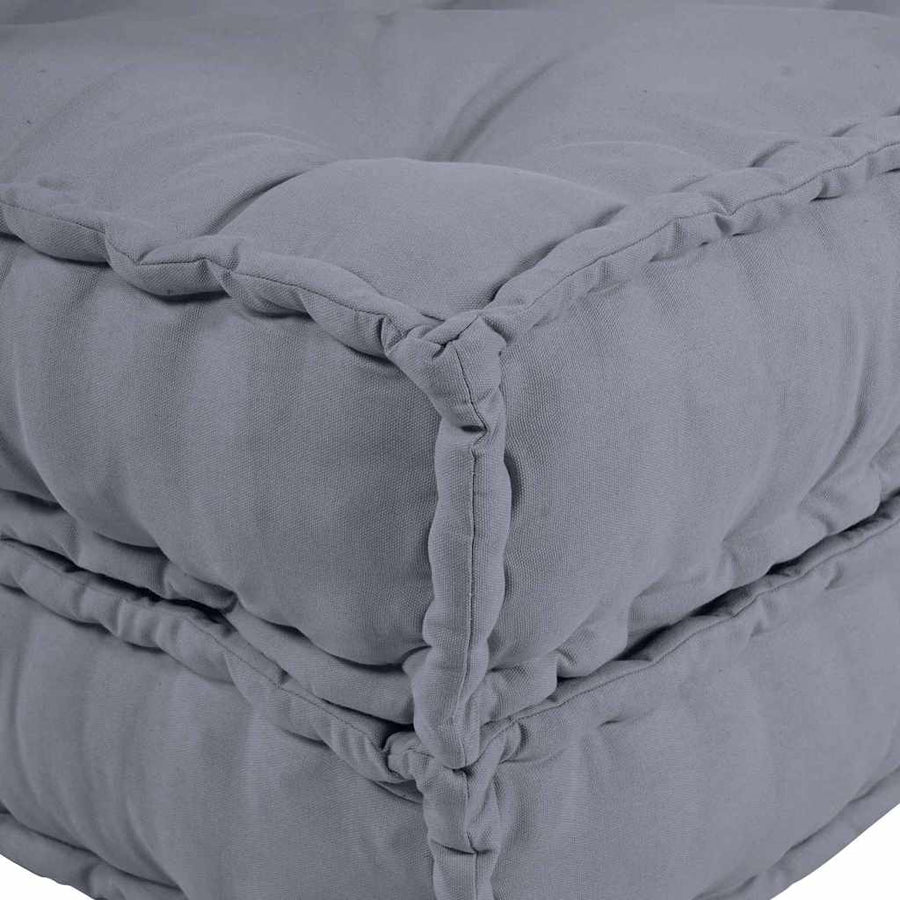Modular Sofa Unit Fabric Grey 70 x 70 x 36 cm