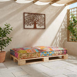 Pallet Sofa Cushion Multicolour 120 x 80 x 12 cm Fabric