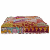 Sofa Cushion Multicolour 120 x 80 x 12 cm Fabric - Side View