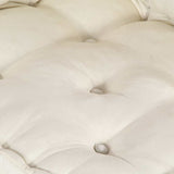 Pallet Sofa Cushion Cream Fabric - 45-Degree Angle