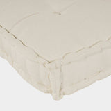 Pallet Sofa Cushion Cream Fabric - Rear View