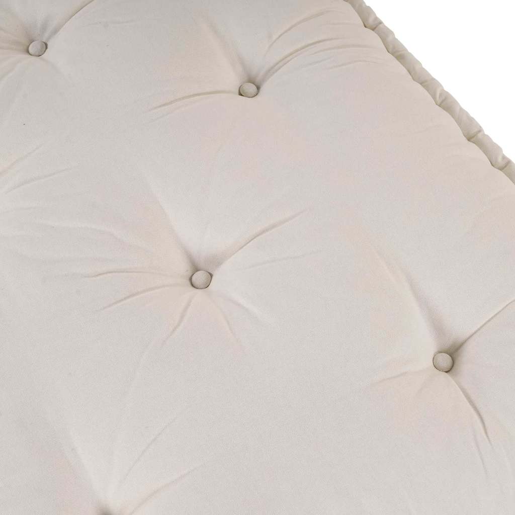 Pallet Sofa Cushion Cream 120 x 80 x 12 cm Fabric