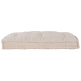 Pallet Sofa Cushion Cream 120 x 80 x 12 cm Fabric
