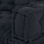 Pallet Sofa Cushion 3 pcs Fabric Anthracite 120 x 80 x 38 cm