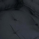 Pallet Sofa Cushion Anthracite Fabric - 45-Degree Angle