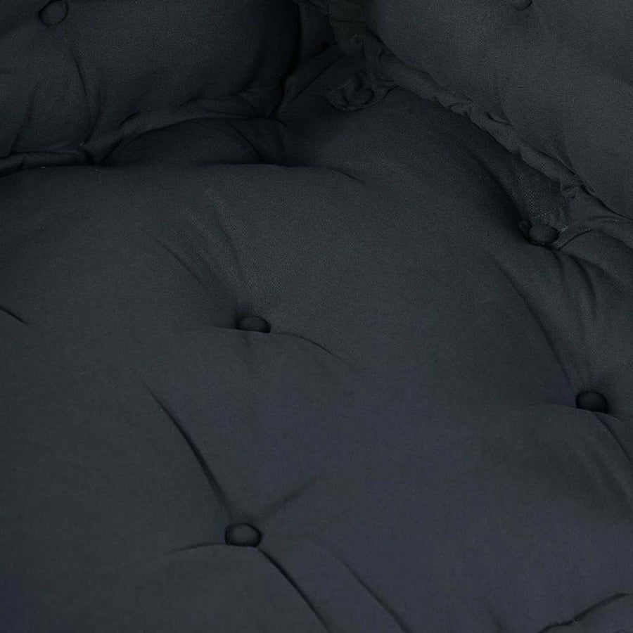 Pallet Sofa Cushion 3 pcs Fabric Anthracite 120 x 80 x 38 cm